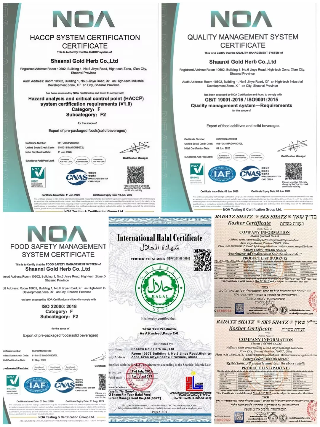 certification